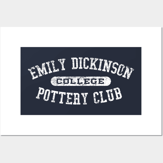 Emily Dickinson Pottery Club Wall Art by MindsparkCreative